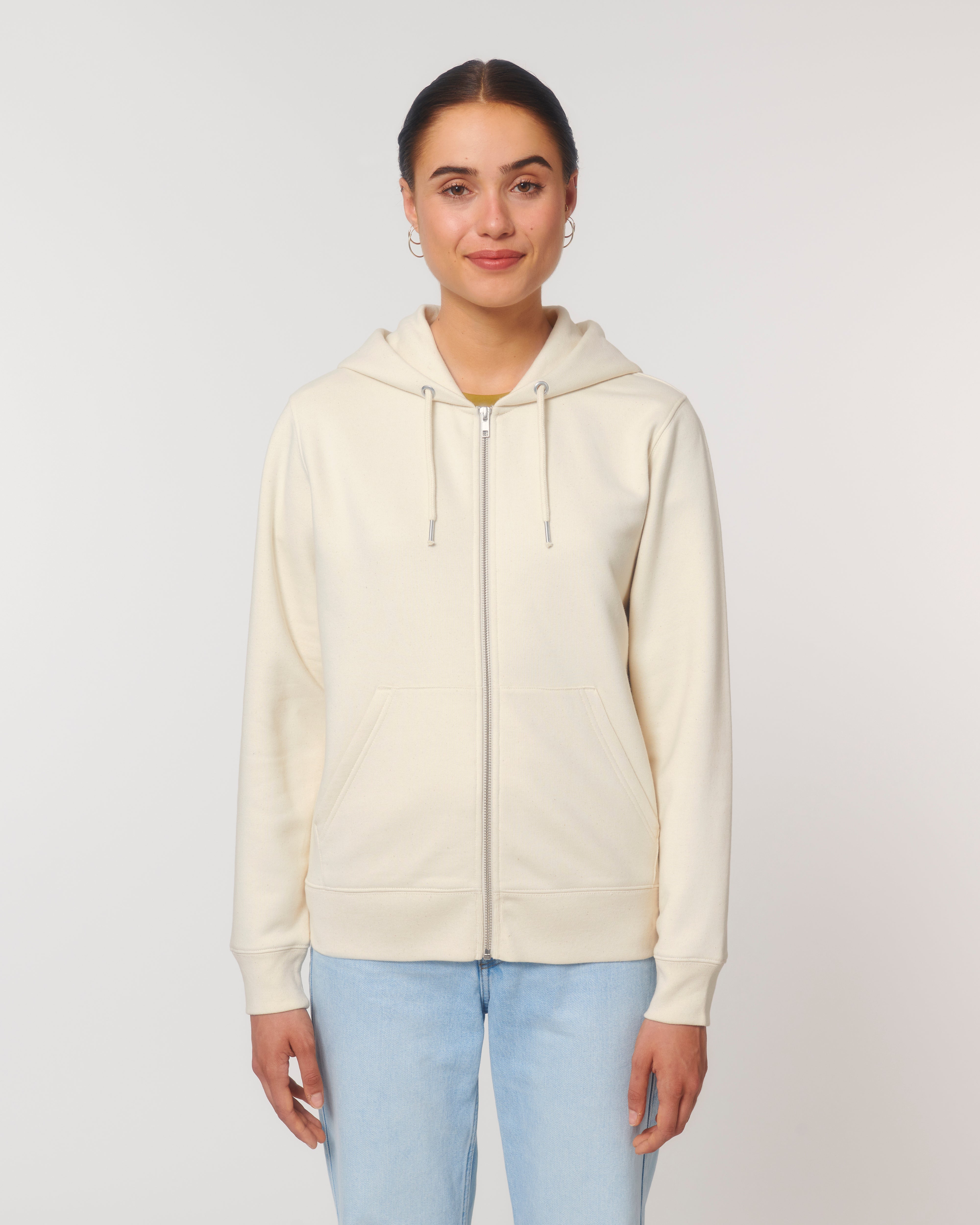 Sweat zippé épais à capuche unisexe personnalisable - 1